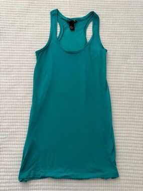 H&M Teal Racerback Tank XS